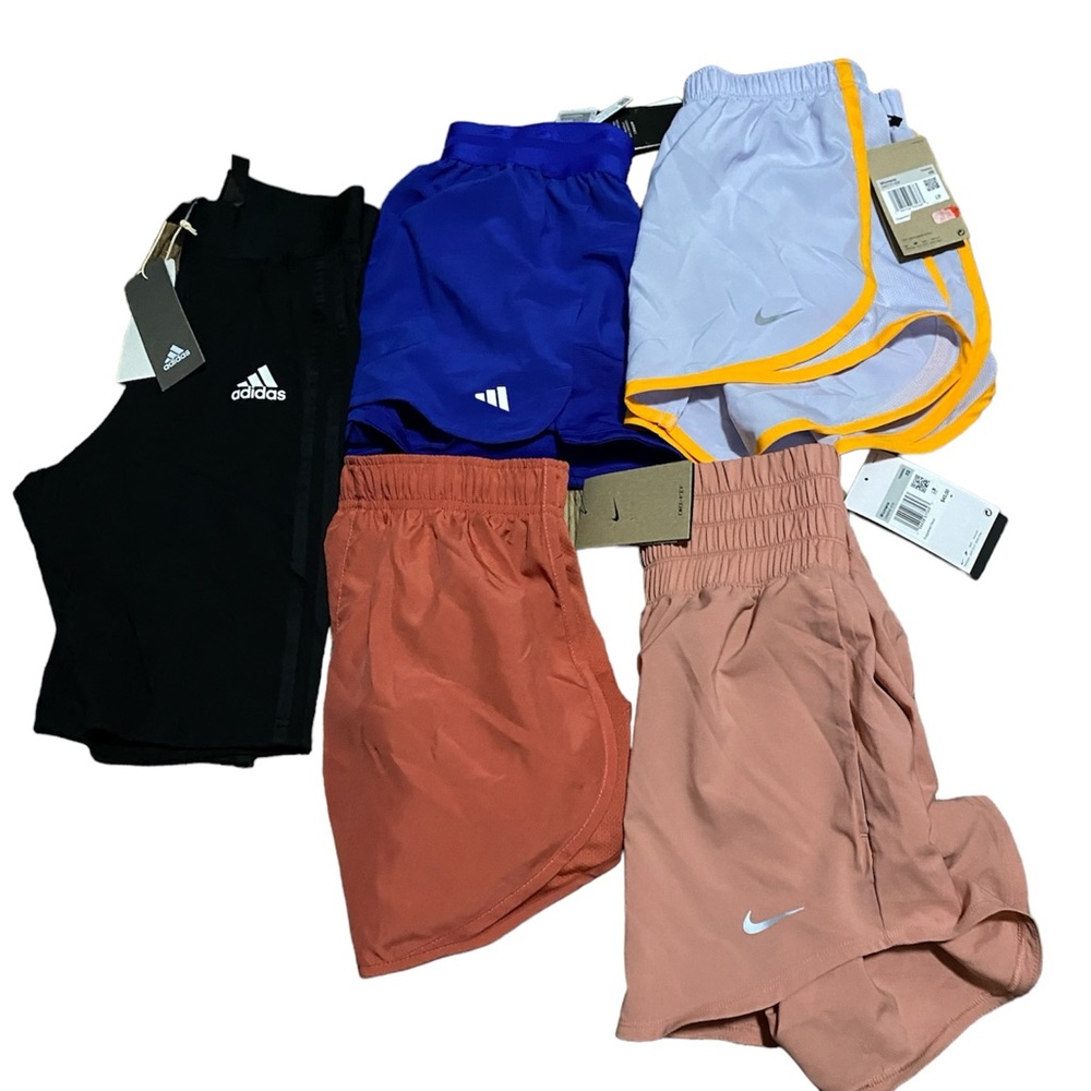 Athletic Shorts Bundle 3Nike, 2 Adidas